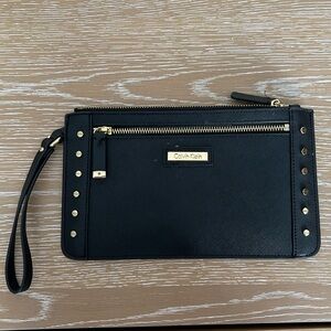 Calvin Klein studded wristlet